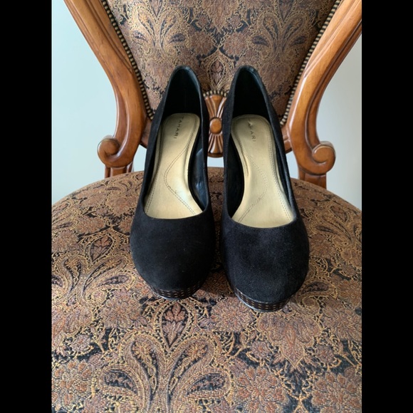 Tahari Shoes - Tahari Suede Platform Heels